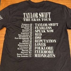 Taylor Swift The Eras Tour Concert Shirt- Authentic